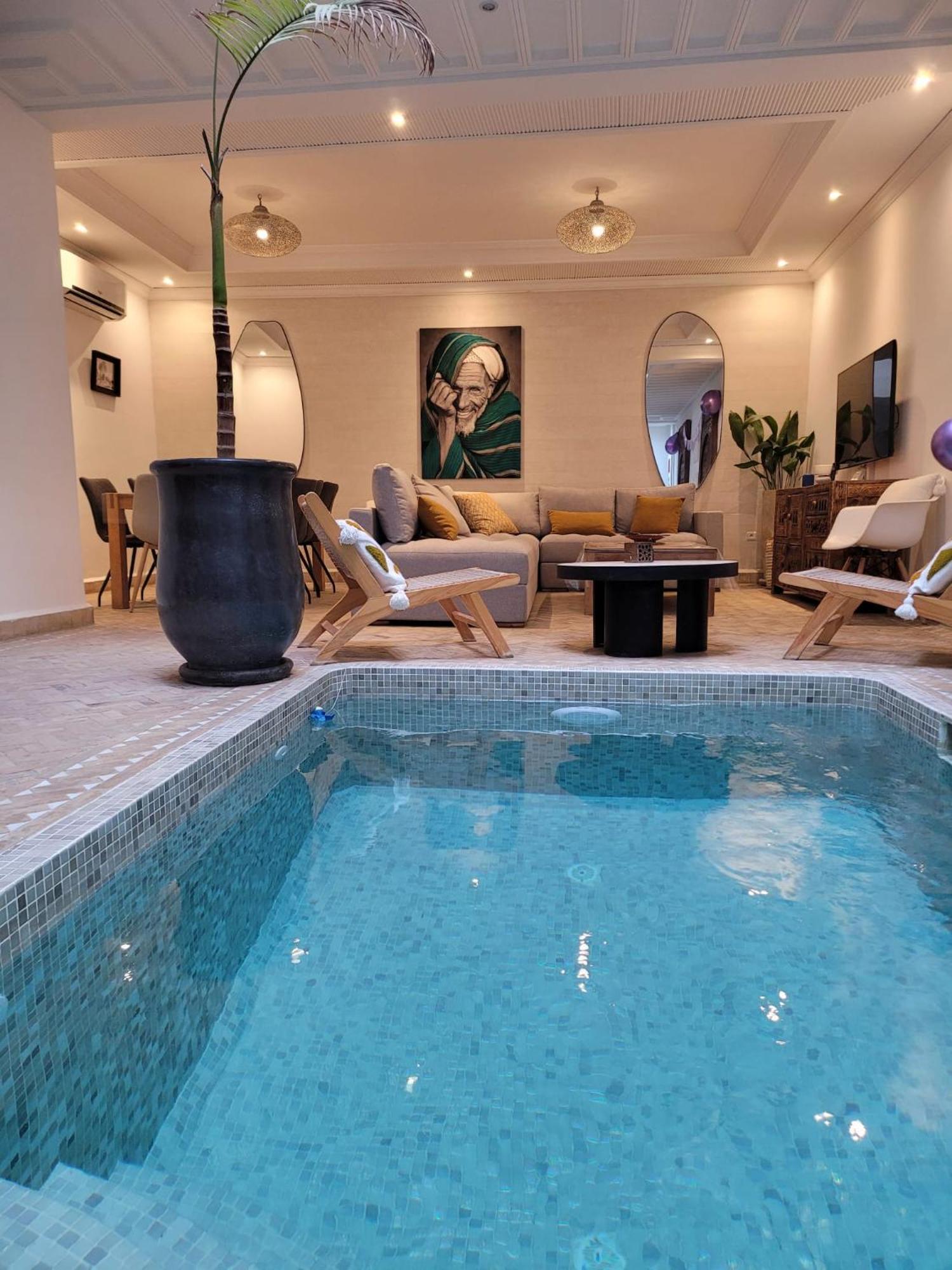 Riad Melilo Avec Piscine Chauffee Marakéš Exteriér fotografie