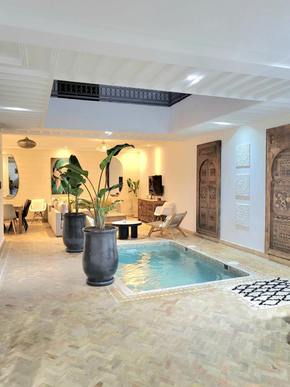 Riad Melilo Avec Piscine Chauffee Marakéš Exteriér fotografie