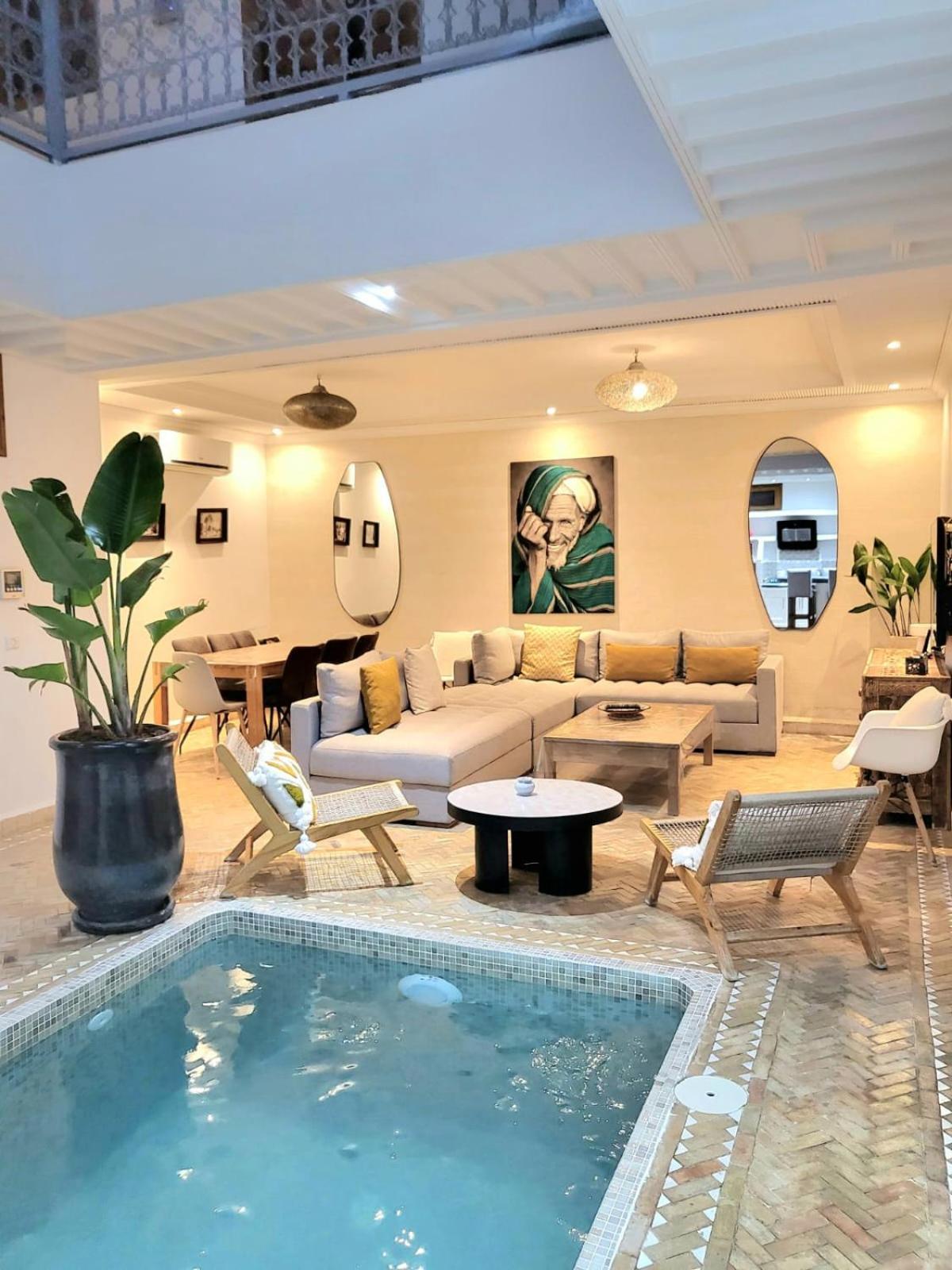 Riad Melilo Avec Piscine Chauffee Marakéš Exteriér fotografie